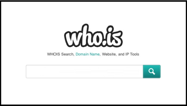 Who.is search for Domain